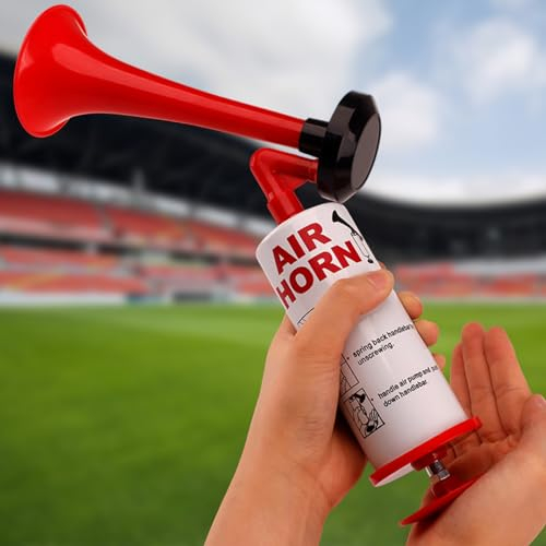 Erzekrim Air Horn Presslufthorn Handheld Sporthorn Tragbare Krachmacher Horn für Startpfeife fussball Fanfare Druckluft