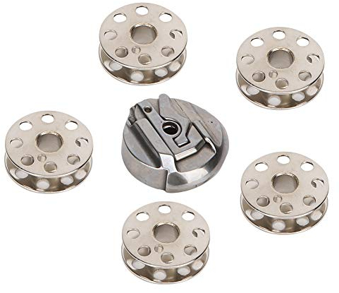 Nähspule 222 Spulenkapsel Nähmaschine 301 Zubehör 221 Set -Spulenspulenhalter Geschlossen Nähgerät Textilmaschine Spulenbehälter Stickmaschinenspulen