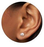 CASSIECA Perle Ohrstecker für Damen Sterling Silber Weiße Perlenohrringe für Damen Mädchen Süßwasserperlen Ohrringe Echt 925 Silber Süßwasser Perlen Ohrringe Ohrstecker 6MM