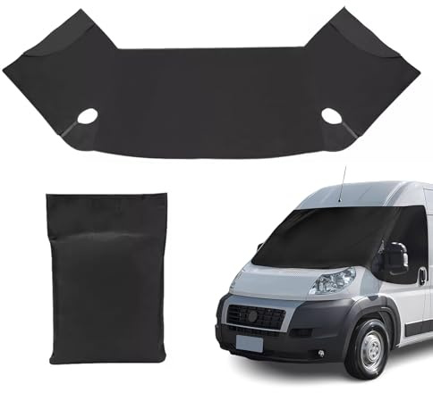 Wohnmobil-Windschutzscheibenabdeckung, Windschutzscheibenabdeckung, Frontscheibenabdeckung, Oxford-Sonnenschutz, Verdunkelung, Sonnenschutz, Frontscheibenabdeckung, Sonne/Frost/Eis/Schnee/Hitze für