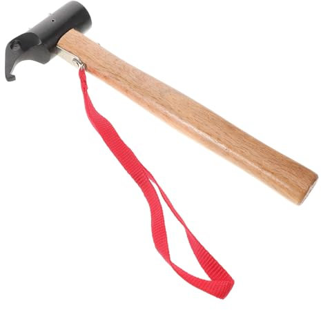 Sosoport Camping Mallet Outdoor Hammer Für Zeltpflöcke Und Canopy Aufbauten Werkzeug Mit Holzgriff Und Stabiler Für Camping Und Outdoor-aktivitäten