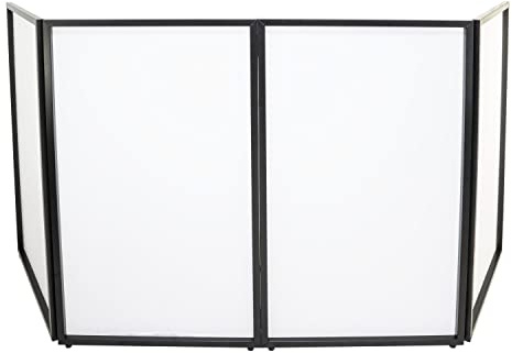 Foldable DJ Screen White Facade DJ Booth Foldable