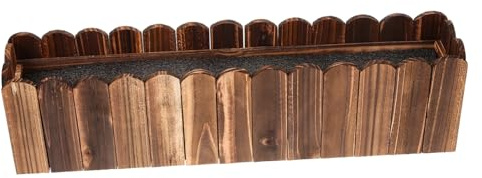 CAXUSD Jardinière De Fenêtre en Bois pour Plantes D'intérieur Mini Jardinière De Rebord De Fenêtre pour Jardin Extérieur