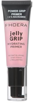 PHOERA Power Grip Primer + 4% Niacinamide Hydrating Gel-Based Face Primer Sticky Formula Grips Makeup for Long-Lasting Wear Smooths, Evens Skin Tone & Enhances Radiance Clear Finish All Skin Tones