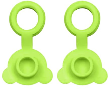 Badewannenstopfen Silikon-Wannenstöpsel 2er-Set Badewannenstöpseln Bärchen-Design Badewanne Stopper Haushaltsbadzubehör Wasserdichter Verschluss Reisefreundlich Babybadewanne Einfache Installation