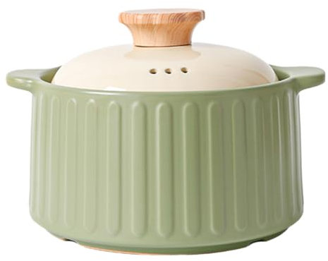 Olla Sopera De CeráMica con Asa,Cazuela Hierro Fundido,Olla Esmaltada para Olla De Cocina,No Es FáCil De Romper,SensacióN De Solidez,Apto para Hornos Microondas