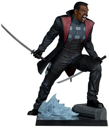 Marvel - 1:6 ° Escala Blade Coleccionable con Escena (Pala #1) - McFarlane Toys