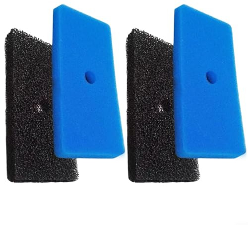 Advokingtap 4 Stück Aquarium-Filtermatten Teichfilter Ersatzschwamm für 871980305528 52231 52229, einfach zu installieren