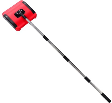 Ipetboom Manual Carpet Sweeper and Multifunctional Design with Adjustable Height Made of Sturdy Pp and Stainless Steel for Home Use Suitable for Carpet and Tiles Cleaning