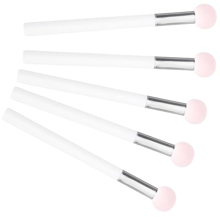 GALPADA Set 5 Pezzi Spugne Make Up Fungo Testa, Lavabili, per Uso Doppio Umido e Secco, per Donne e Uso Quotidiano