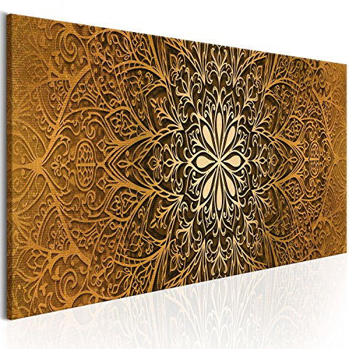 murando - Leinwandbild Orient Zen Indische, 120x40 cm, 1-teilig, Wohnzimmer | Hochwertige Leinwand, sofort aufhängbar, ideal fürs Wohn- oder Schlafzimmer, wasserfest und lichtecht, langlebig, stilvoll