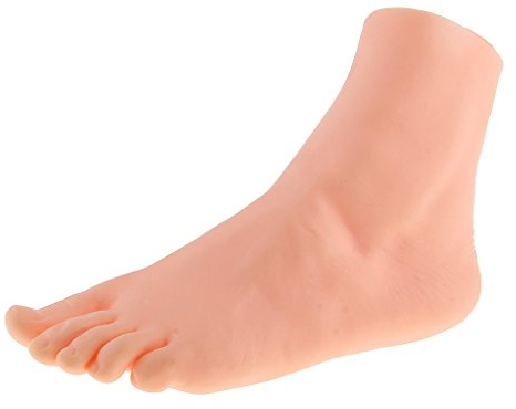 Sharplace Mannequin de Pied de Femmes 21,5 cm, Moule de Sandale de Chaussure Présentoir en Plastique pour Chaussettes Bijoux Chaîne de Cheville