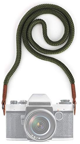 Sangles pour Appareils Photo, Bandoulière en Corde, Courroie de Cou, Sangle en Coton Doux pour la Plupart des Appareils Photo pour Les Caméras Nikon, Sony, Fujifilm, Olympus, Leica - 100 cm