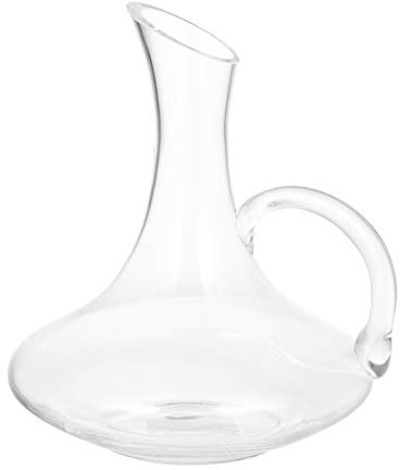 Glass Wine Decanter Hand Blown Crystal Glass Red Wine Carafe Whiskey Bottle Drink Distributor With Handle For Festive Holiday Bar Decoration