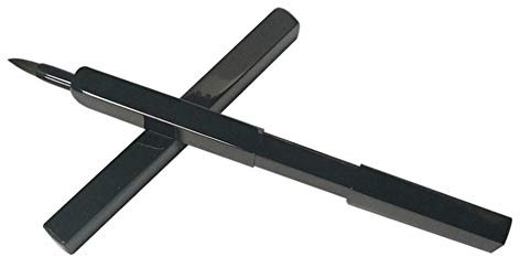 N-K Pinceau à lèvres rétractable, pinceau à lèvres, pinceau à lèvres portable, 1 pièce, noir de qualité supérieure