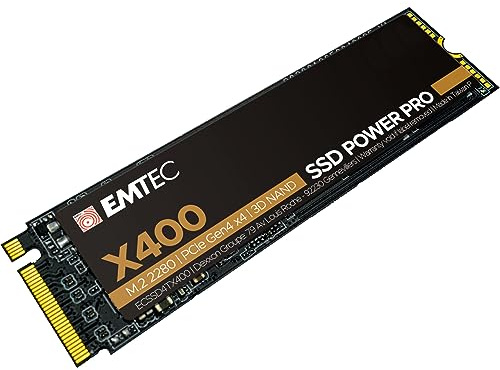Emtec Disque SSD X400 Power Pro 1To (1000 Go) - M.2 NVMe Typ 2280