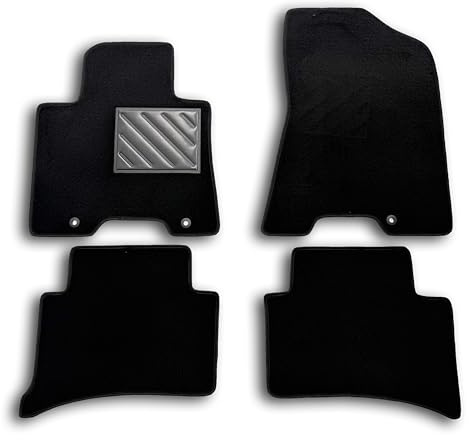 Fußmatten für Kia Sportage IV 2016-2021, passgenau, rutschfest, verstärktes Gummi-Fersenpolster und Befestigungsknöpfe