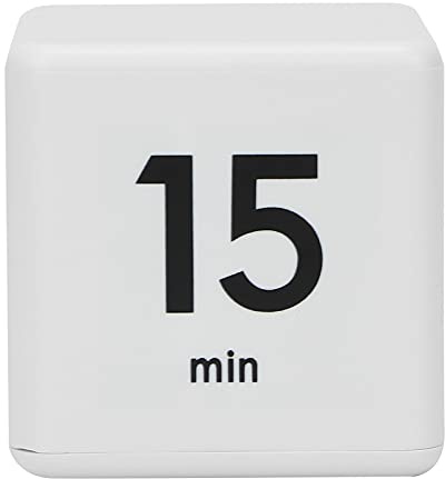 Temporizador Pomodoro Profesional, Salón de Belleza Temporizador con Tapa Temporizador de Gestión del Tiempo Productividad Entrenamiento Temporizador con Tapa Aula para el(15 20 30 60 Minutos)