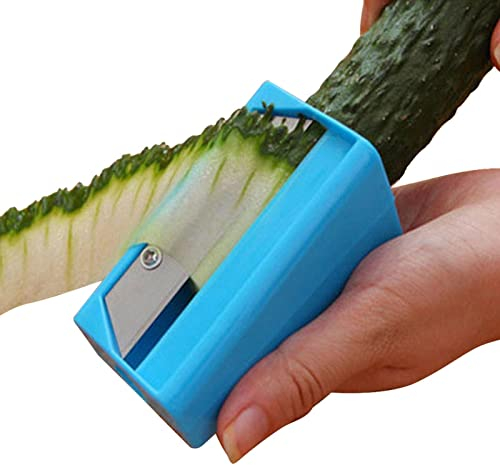 Dubbulon Karottenschäler - Einzigartiger Gurken-Karottenschäler-Spitzer mit Bleistiftspitzer und Spiegeldesign - Professionelles Küchenwerkzeug Spiralgemüseschneider Gadget für Gemüsefrüchte