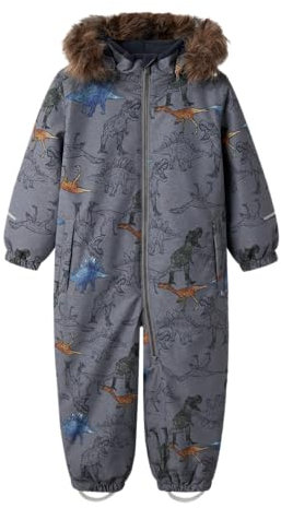 Name IT pojkar Nmmsnow10 Suit AOP Fo Noos, Mockingbird/Aop: dinosaurie, 122
