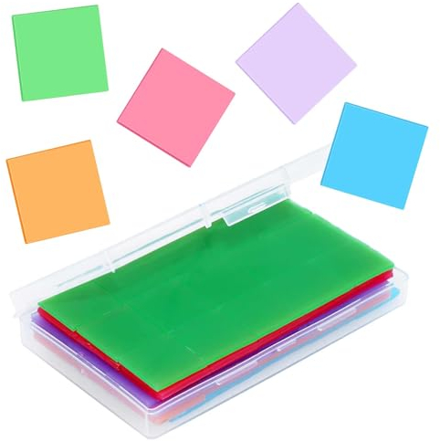 Aimeke 150 Stück Diamond Painting Wachs 20×20 mm Diamond Painting Stift Kleber Ton mit Box - 5 Farben, für 5D Diamond Painting Stickerei Zubehör