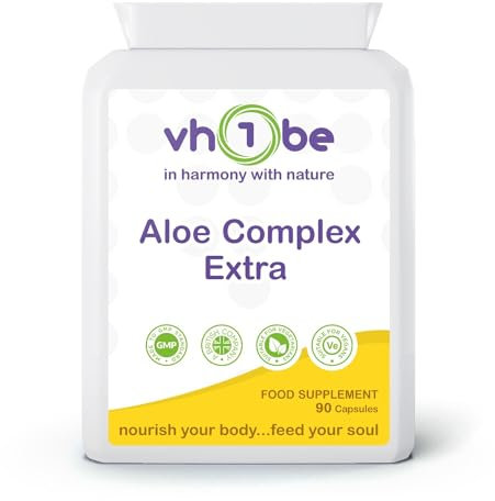 Aloe Colon Complex – Gentle Colon Cleanse & Digestive Detox – Herbal Blend with Ginger & Aloe Vera – 60 Capsules