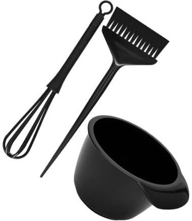 BIUDECO Cuenco y Cepillo Para Teñir Cabello Kit Completo Para Teñido Casa Palillo Para Remover Diseño Elegante