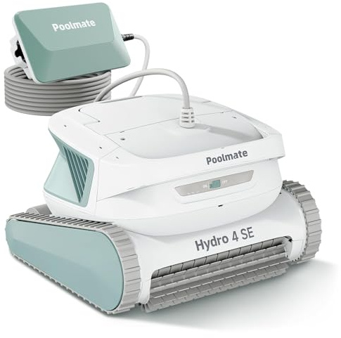 Chasing Poolmate Hydro 4 Se Robot Pool Vacuum Cleaner for Buried and Above Ground Pools, Cleaning Floors, Walls and Waterlines, Smart App Control with Wi-Fi and Bluetooth,