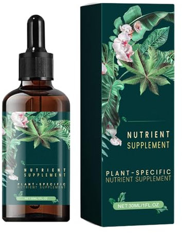 Cibo Vegetale - Fertilizzante Vegetale Interno, Fertilizzante Per Pianta D'appartamento Liquido, Fertilizzante Liquido Idroponico Da 30 Ml Di Cibo Per Tutti Gli Scopi