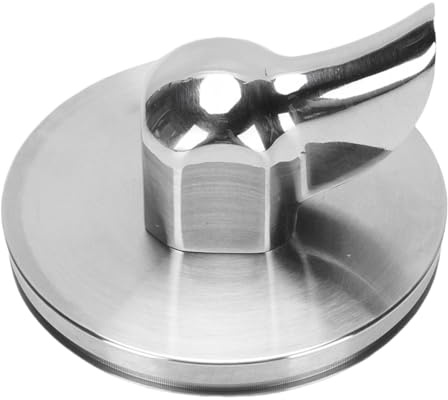 Portafilter Spout, 54 Mm Simple et Double Fond sans Faille Jacent de Machine à café avec 6 Anneaux d'étanchéité, 304 Spout en Acier Inoxydable pour Portafilters sans Fond, (Bec single)