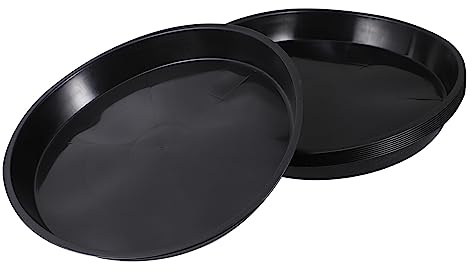 PHENOFICE 10 Piezas Bandejas Redondas para Macetas Plástico Base para Bonsáis y Plantas Palet para Florero Interior y Exterior Ligero y Resistente Decorativo y Funcional