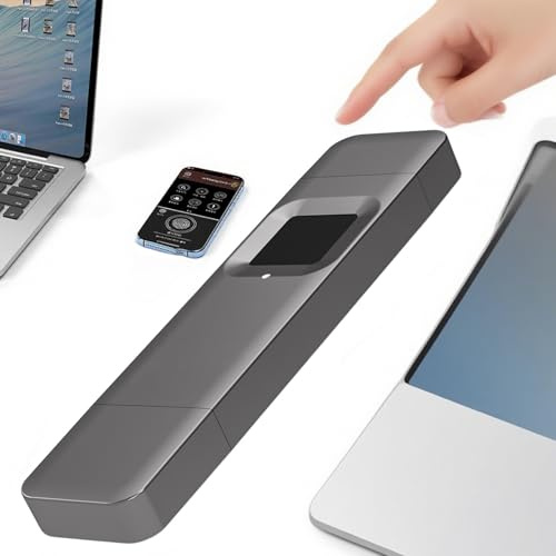 BoluDukNN Clé USB cryptée par Empreinte Digitale 1 to USB 64 Go Ordinateur 128 Go 2 en 1 2 to Clé de cryptage métallique Mémoire Flash de Transmission 64GB
