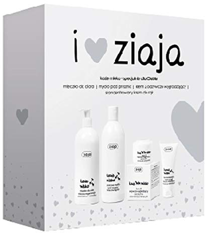 Gift Set Face Care Day Cream Night Cream Day Cream Shower Gel (Goat Milk Set 4)