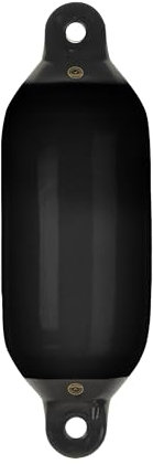 Dan-Fender - Strapazierfähiger Bootsfender - 822-F02 schwarz - Stoßstange für Boote 7 m - 9 m - starkes und gründlich getestetes flexibles PVC - Schutz bei allen Wetterbedingungen - universelle