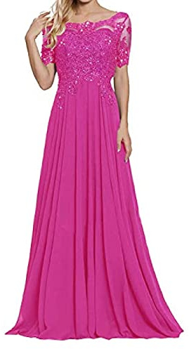 yhfshop Aftonklänning i spets, kortärmad, elegant cocktailklänning, anpassbar, 68