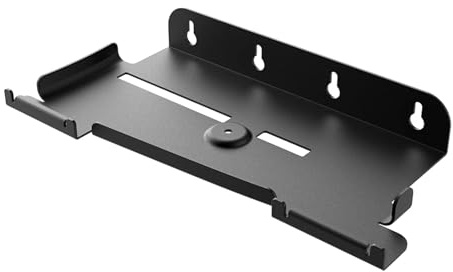 Wizoowip Spielkonsole Halterung Halter Wand Halterung Lagerung mit Haken Starke Tragende Einfache Installation Hängen Rack für Ps5 Schwarz