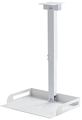 JGPIN Universal Projektor-Halterung, Projektorhalterung, Beamer Projektor Halterung, Verstellbar 34-56cm,Tablett 24×20 cm - Hält bis zu 10 kg