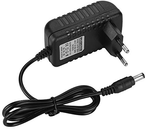 Adaptateur de Chargeur de Batterie au Lithium 12.6V/1A, Protections à Plusieurs Niveaux, Noyau en Cuivre, Tension Large pour Différentes Zones (Prise UE)