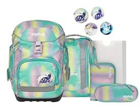 ergobag Schulranzen-Set Pack Set | Ergonomischer Schulrucksack, flexibles 6-teiliges Set für die 1. Klasse Grundschule, geeignet für Mädchen und Jungen