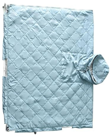 Zwxqe Wearable Sleeping Bag | Hooded Sleeping Bag Poncho | Camping Blanket Poncho, Portable Sleeping Bag, Water-Resistant Poncho, Warm Wearable Blanket, Winter Poncho for Adults