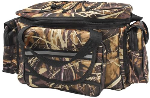 Auptiz Angeltasche, Multifunktionale Umhängetasche Fishing Angeltasche, Große Kapazität Leichter Sling Angelrucksack Outdoor Hüfttasche Angelausrüstung Angelkoffer Angelgerät Fischsack