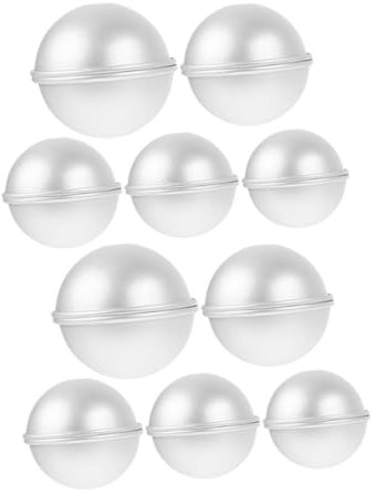 Ciieeo 5pairs Snowball Cake Baking Molds Multi-Function DIY Baking Mold Ball Shape Craft