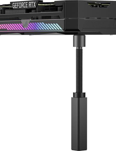 Grafikkarten Halterung GPU Halterung Grafikkartenhalterung L(75mm-120mm) | Aluminium GPU Halterung mit Magnet und Anti Rutsch Pads,Grafikkarten Halterung,Vertical GPU Mount,Höhenverstellbare
