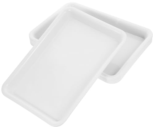 DIYEAH 6pezzi Vassoio Rettangolare in Plastica per Fioriera Vassoio per Piante Riutilizzabile Anti-versamento per Vasi da Bonsai Interno ed Esterno
