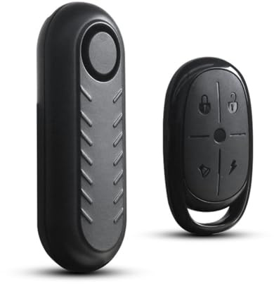 FACAIIO 110dB für Fahrradalarm für Fahrrad und Motorrad, ABS Wetterfest Diebstahlsicherung mit Fernbedienung, für Kompakt 11,5 x 4,5 x 3 cm