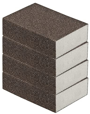 Schleifschwamm 4er Set robuste Körnung K60-220 DIY Handschleifer für viele Materialien geeignet hochwertiger Handschleifklotz Schleifklotz Schleifblock
