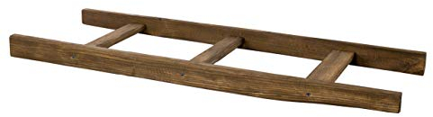 Original Altland Scala in legno 100 cm – Porta asciugamano decorativo – Appendiabiti semplice scaletta portasciugamani Vintage rustico anticato ciliegio antica Land vecchio Scala Retro