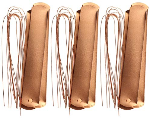 Hemoton 30 Stück Pflanzenschilder Hängend Kupfer Pflanzenetiketten Hängeetiketten Pflanzen Blumen Labels mit Linie Garten Gewächshaus Balkon Blumentopf Baum Etiketten Roségold