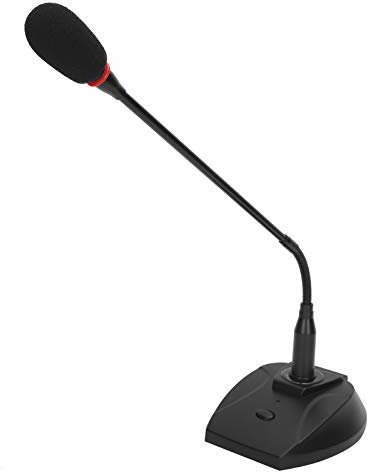 01 Microphone Filaire, Conception de Tuyau à col de Cygne Microphone de Bureau USB Haute sensibilité Microphone à col de Cygne Durable avec Réduction du Bruit pour la conférence pour la réunion