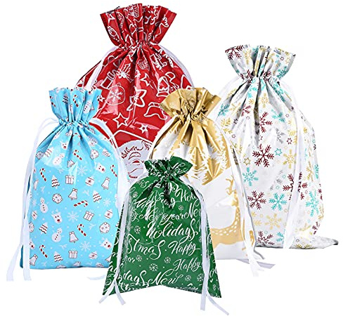 Bolsas Chuches, 20pcs Bolsas Para Chuches Comunion,Bolsas Chuches CumpleañOs, Bolsas De Con CordóN, Para Fiestas De Navidad, Regalos Para NiñOs (Cordón)